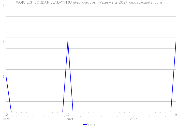 WOJCIECH BOGDAN BENDRYN (United Kingdom) Page visits 2024 