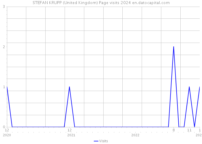 STEFAN KRUPP (United Kingdom) Page visits 2024 