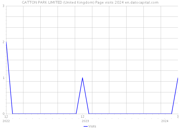 GATTON PARK LIMITED (United Kingdom) Page visits 2024 