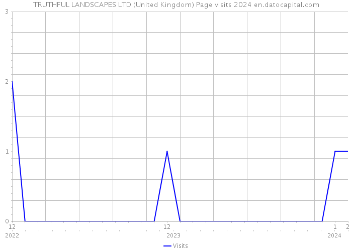 TRUTHFUL LANDSCAPES LTD (United Kingdom) Page visits 2024 