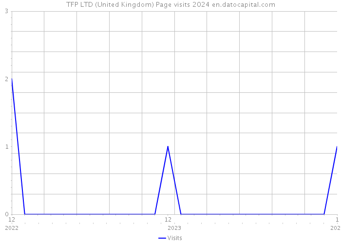 TFP LTD (United Kingdom) Page visits 2024 