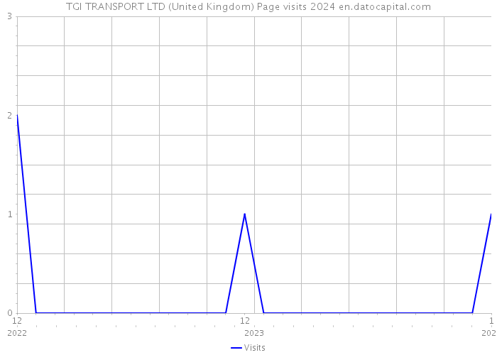 TGI TRANSPORT LTD (United Kingdom) Page visits 2024 