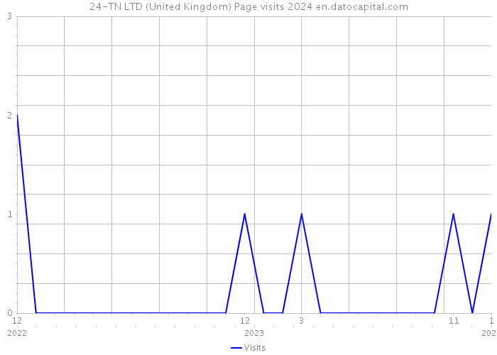 24-TN LTD (United Kingdom) Page visits 2024 