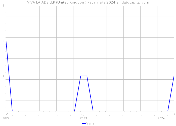 VIVA LA ADS LLP (United Kingdom) Page visits 2024 