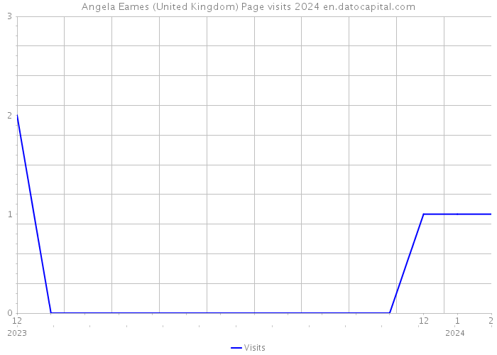 Angela Eames (United Kingdom) Page visits 2024 