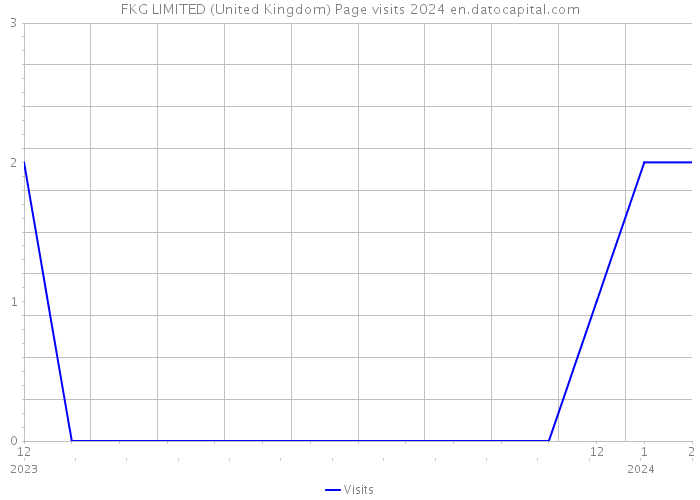 FKG LIMITED (United Kingdom) Page visits 2024 
