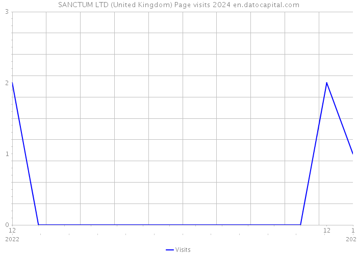 SANCTUM LTD (United Kingdom) Page visits 2024 