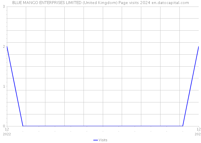 BLUE MANGO ENTERPRISES LIMITED (United Kingdom) Page visits 2024 