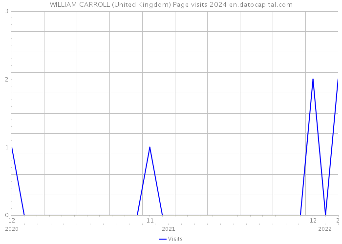 WILLIAM CARROLL (United Kingdom) Page visits 2024 