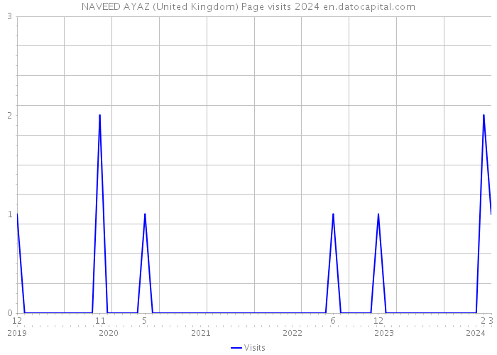 NAVEED AYAZ (United Kingdom) Page visits 2024 