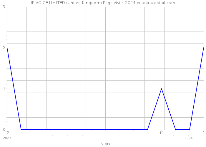 IP VOICE LIMITED (United Kingdom) Page visits 2024 