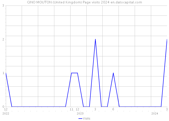 GINO MOUTON (United Kingdom) Page visits 2024 