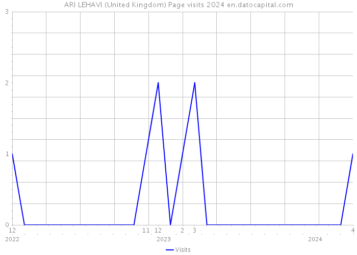 ARI LEHAVI (United Kingdom) Page visits 2024 
