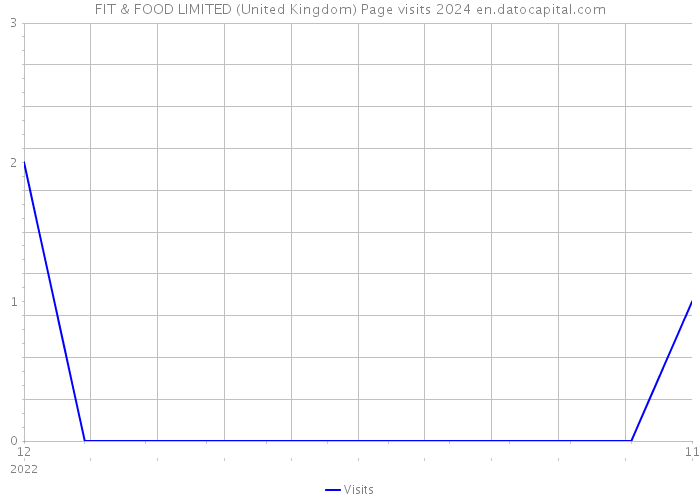 FIT & FOOD LIMITED (United Kingdom) Page visits 2024 