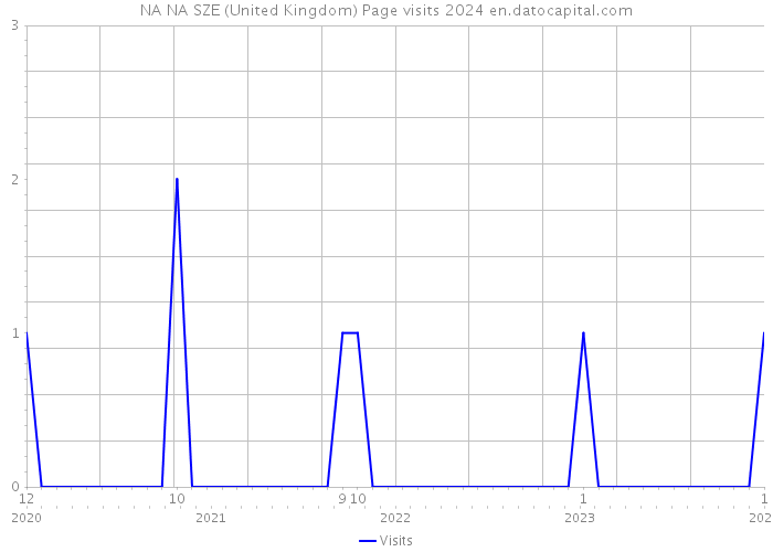 NA NA SZE (United Kingdom) Page visits 2024 