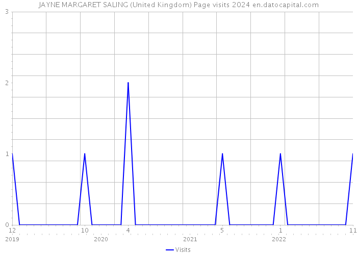 JAYNE MARGARET SALING (United Kingdom) Page visits 2024 