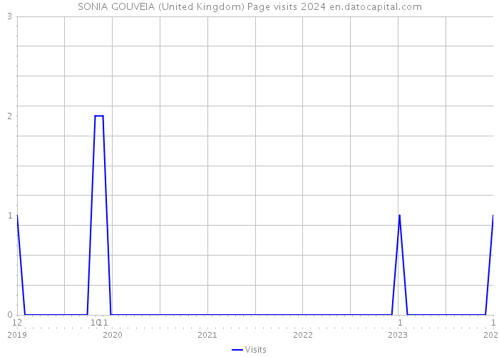 SONIA GOUVEIA (United Kingdom) Page visits 2024 