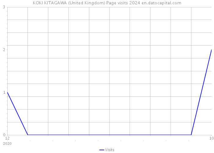KOKI KITAGAWA (United Kingdom) Page visits 2024 