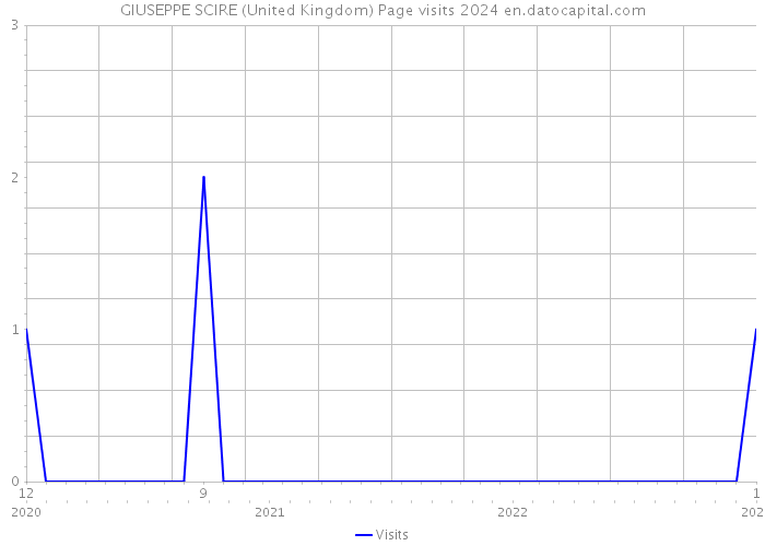 GIUSEPPE SCIRE (United Kingdom) Page visits 2024 