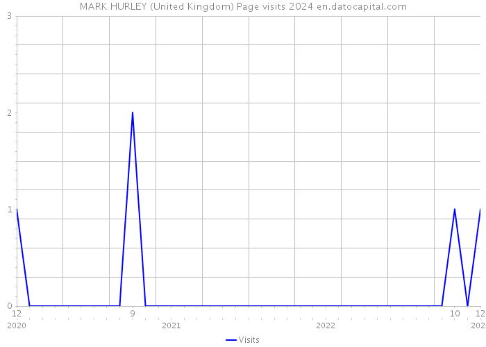 MARK HURLEY (United Kingdom) Page visits 2024 
