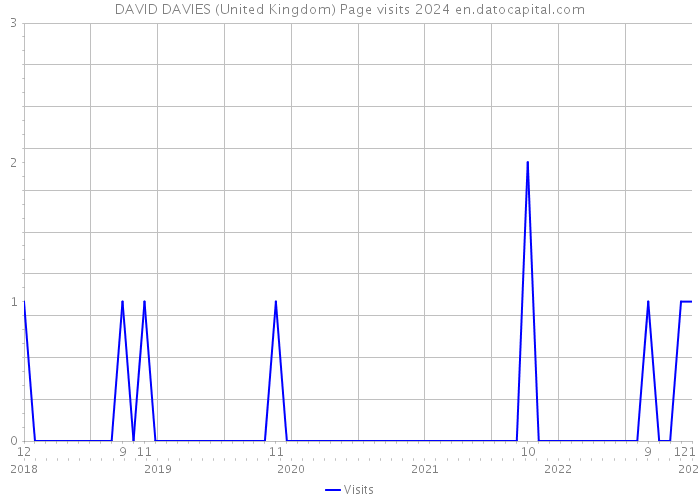 DAVID DAVIES (United Kingdom) Page visits 2024 