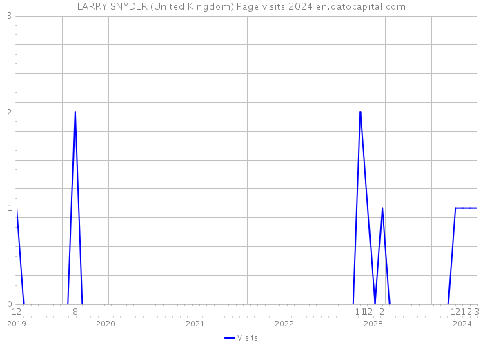 LARRY SNYDER (United Kingdom) Page visits 2024 