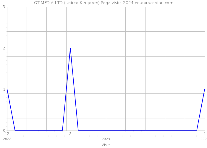 GT MEDIA LTD (United Kingdom) Page visits 2024 