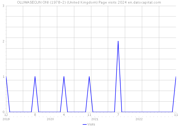 OLUWASEGUN ONI (1978-2) (United Kingdom) Page visits 2024 