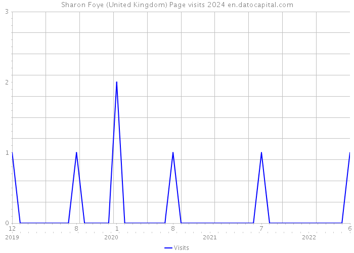 Sharon Foye (United Kingdom) Page visits 2024 