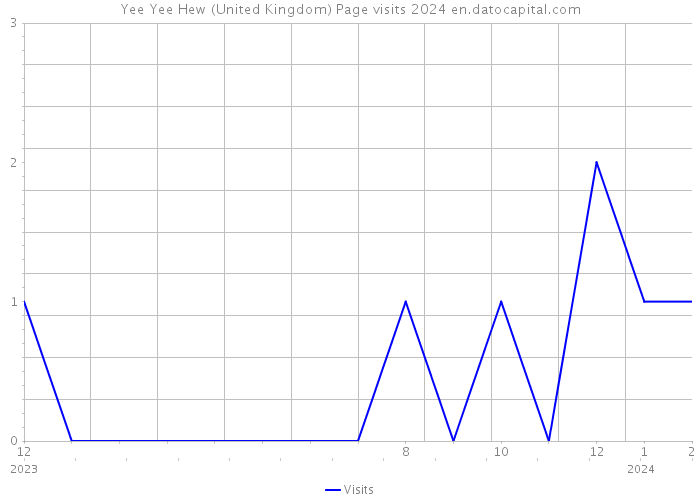 Yee Yee Hew (United Kingdom) Page visits 2024 