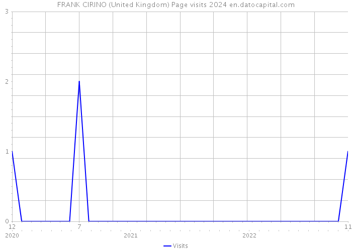FRANK CIRINO (United Kingdom) Page visits 2024 