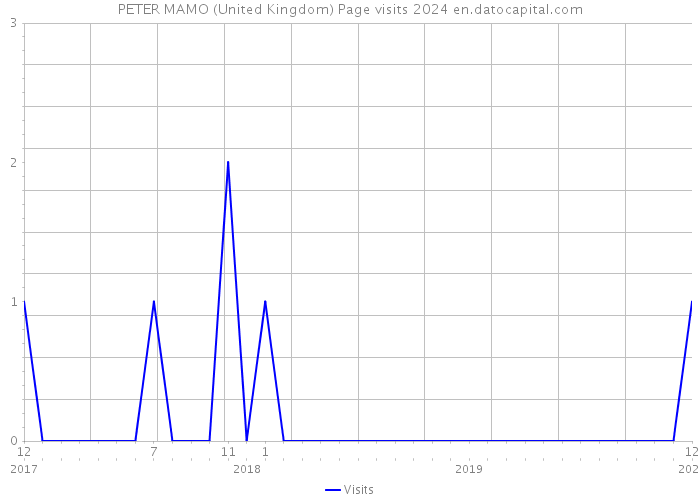 PETER MAMO (United Kingdom) Page visits 2024 