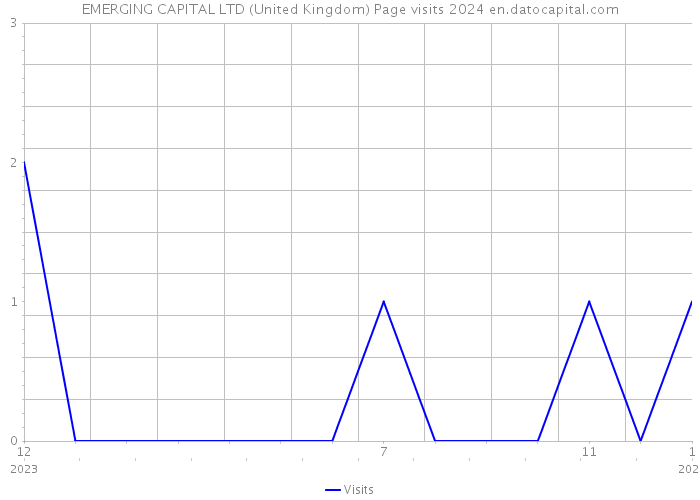 EMERGING CAPITAL LTD (United Kingdom) Page visits 2024 