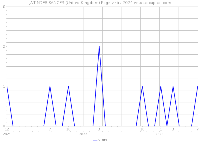 JATINDER SANGER (United Kingdom) Page visits 2024 