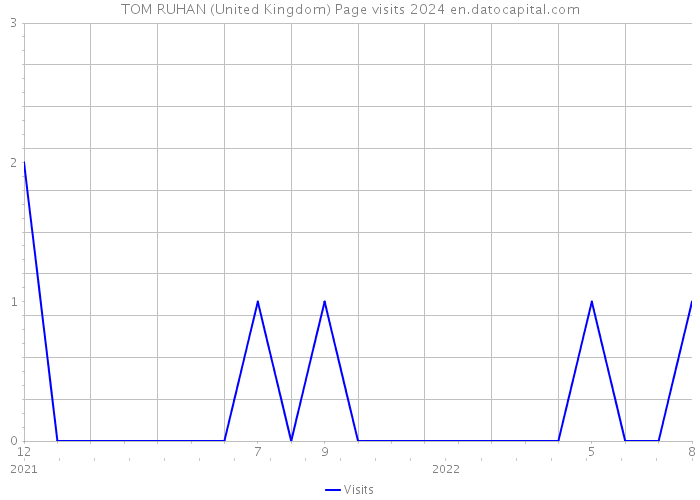 TOM RUHAN (United Kingdom) Page visits 2024 