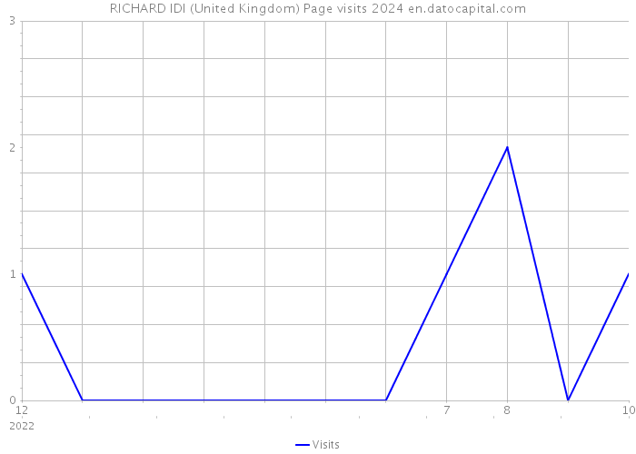 RICHARD IDI (United Kingdom) Page visits 2024 