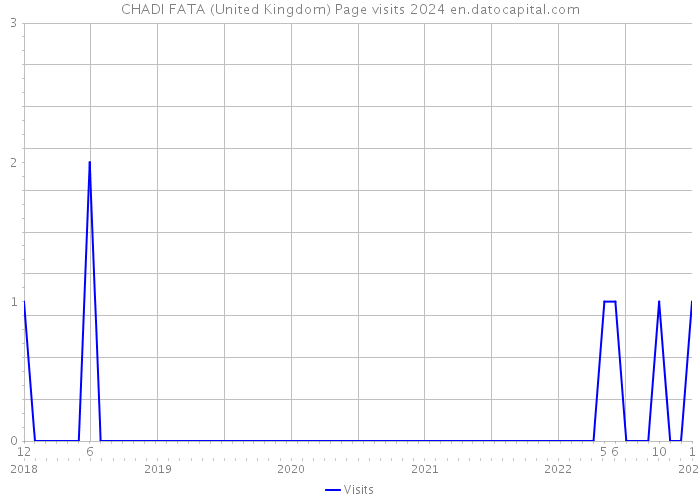 CHADI FATA (United Kingdom) Page visits 2024 