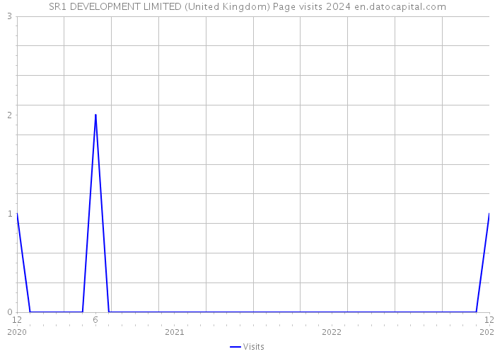 SR1 DEVELOPMENT LIMITED (United Kingdom) Page visits 2024 