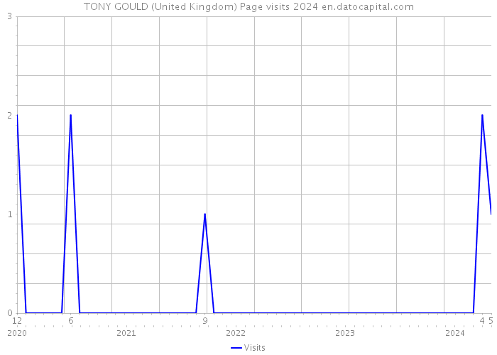 TONY GOULD (United Kingdom) Page visits 2024 