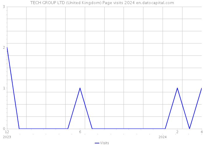 TECH GROUP LTD (United Kingdom) Page visits 2024 