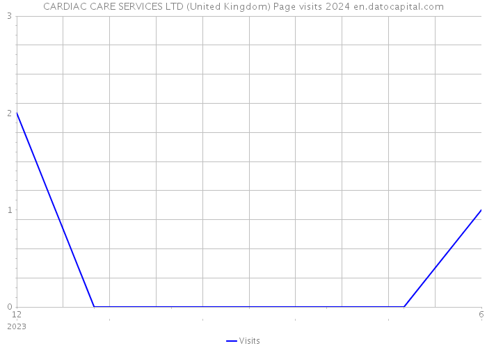 CARDIAC CARE SERVICES LTD (United Kingdom) Page visits 2024 