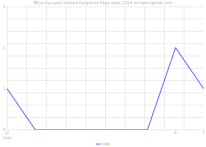 Elliot Du Luart (United Kingdom) Page visits 2024 
