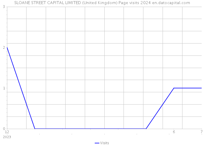 SLOANE STREET CAPITAL LIMITED (United Kingdom) Page visits 2024 
