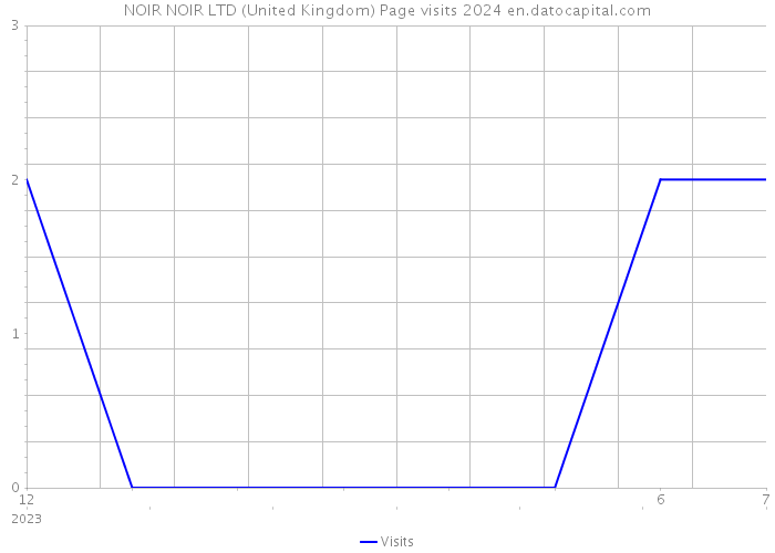 NOIR NOIR LTD (United Kingdom) Page visits 2024 