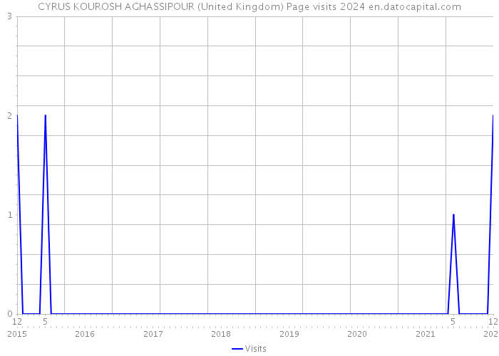 CYRUS KOUROSH AGHASSIPOUR (United Kingdom) Page visits 2024 
