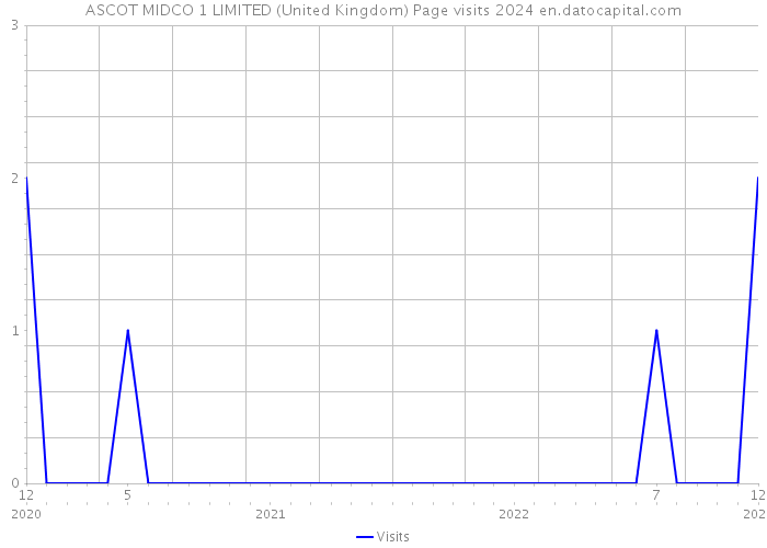 ASCOT MIDCO 1 LIMITED (United Kingdom) Page visits 2024 