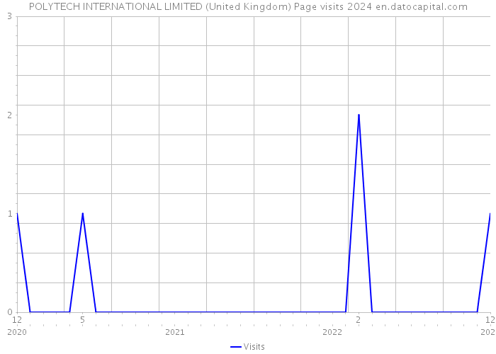 POLYTECH INTERNATIONAL LIMITED (United Kingdom) Page visits 2024 