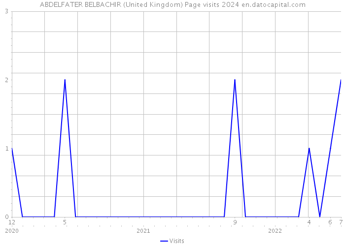 ABDELFATER BELBACHIR (United Kingdom) Page visits 2024 