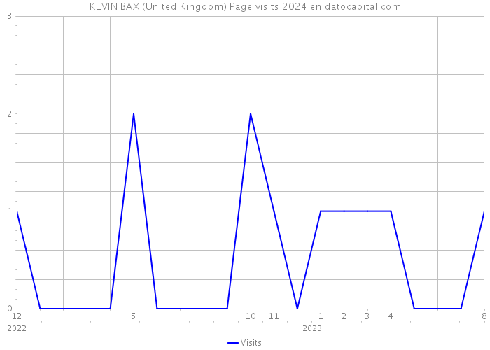 KEVIN BAX (United Kingdom) Page visits 2024 