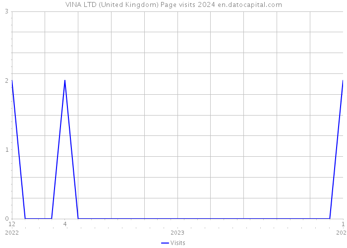 VINA LTD (United Kingdom) Page visits 2024 